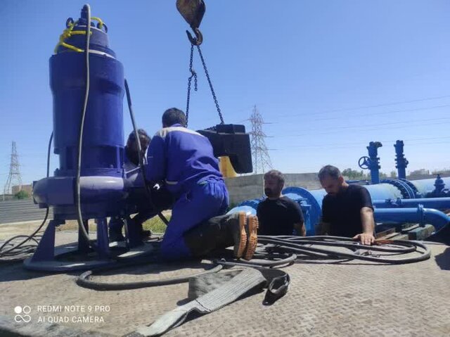 تعمیر ایستگاه پمپاژ اصلی فاضلاب بوشهر به پایان رسید