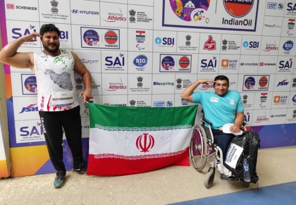 مدال طلا و برنز نمایندگان پارادوومیدانی ایران در قهرمانی جهان