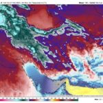 ورود سامانه بارشی به شمال و غرب کشور؛ باران و وزش باد شدید در ۱۰ استان